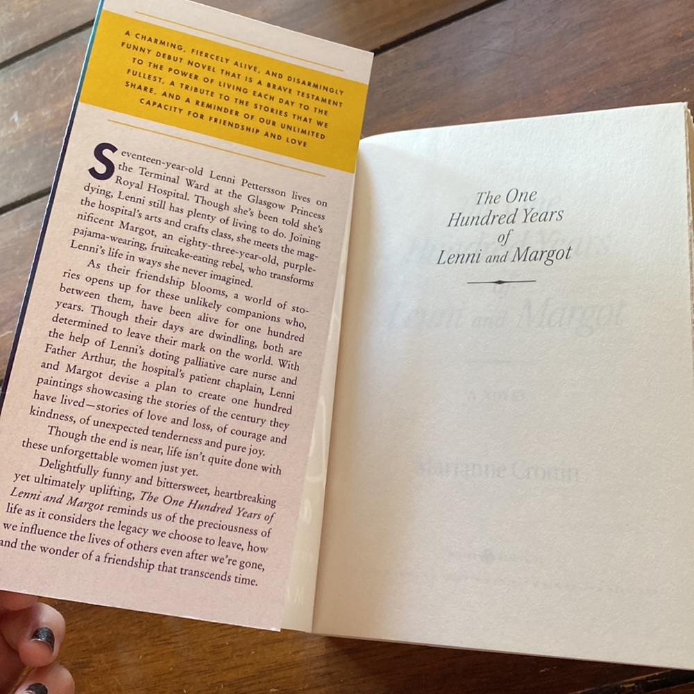 The One Hundred Years of Lenni and Margot by Marianne Cronin Paperback - Picture 3 of 5